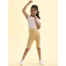 Go Colors Girls Slim Fit Cycling Shorts-picture-27