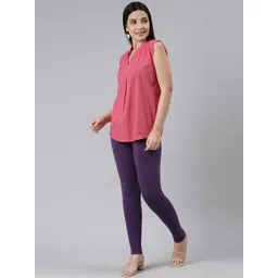 Go Colors Mid-Rise Slim-Fit Ankle-Length Leggings image 3
