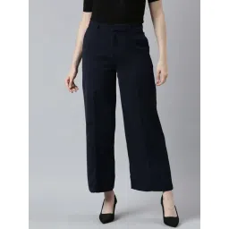 Go Colors! Navy Mid Rise Flared Pants-picture-39