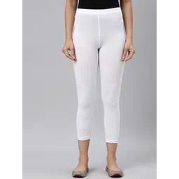 Go Colors Plus Size Slim-Fit Three Fourth Length Leggings-picture-27