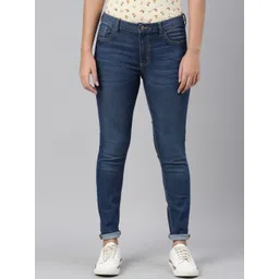 Go Colors Women Blue Skinny Fit Light Fade Jeans-picture-31