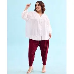 go colors Women Patiala Pants with Elasticated Waistband-picture-15