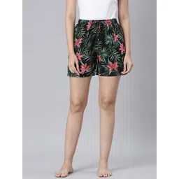 Go Colors Women Printed Lounge Shorts-image-45