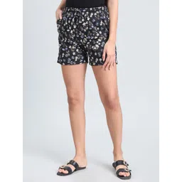 Go Colors Women Printed Lounge Shorts-image-48