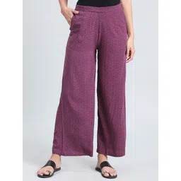 Go Colors Women Printed Straight Fit Ethnic Palazzo-image-10