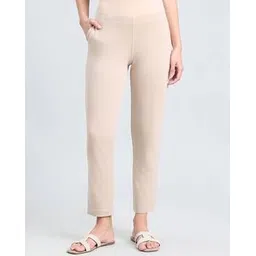 go colors Women Relaxed Fit Pants with Elasticated Waist-picture-22