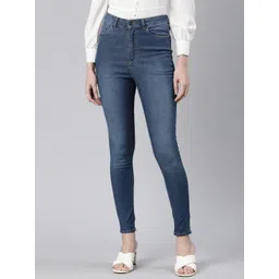 Go Colors Women Skinny Fit Light Fade Jeans-picture-28