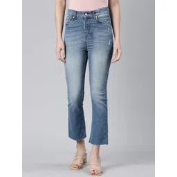 Go Colors Women Slim Fit Heavy Fade Jeans-picture-27