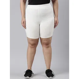 Go Colors Women Slim Fit Mid-Rise Cycling Sports Shorts-picture-33