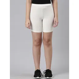 Go Colors Women Slim Fit Mid-Rise Cycling Sports Shorts-picture-29