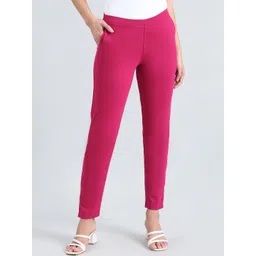 Go Colors Women Slim Fit Regular Trousers-picture-29