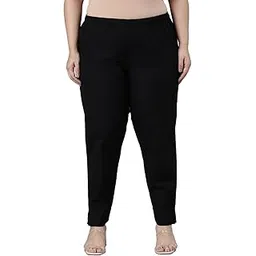 go colors Women Solid Cotton Pencil Pant-picture-52