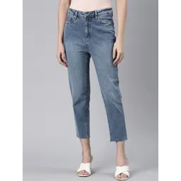 Go Colors Women Straight Fit Light Fade Jeans-picture-33