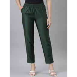 Go Colors Women Tailored Tapered Fit Trousers-picture-17