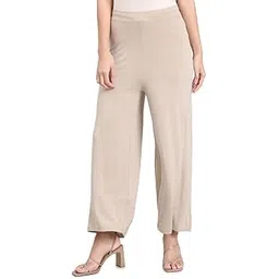 go colors Women's Viscose Knit Relaxed Fit Palazzo-picture-51