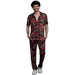 go devil Lounge Wear Nightdress Set Men co-ord Set|Casual Sleepwear|-picture-15