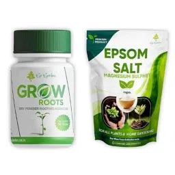 Go Garden 100ml Neem Oil &a; 900g Epsom Salt Magnesium Sulphate Fertilizer Combo-image-1