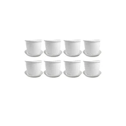 go hooked 10 Inch Duro Pot for Plants with Saucer Tray-picture-41