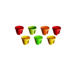 Go Hooked Set of 7 Flower Railing Pots and Planter 12 Inch-image-9