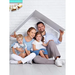 Go Hooked Turquoise Blue & Red Printed Wooden Living Room Wall Display-image-11