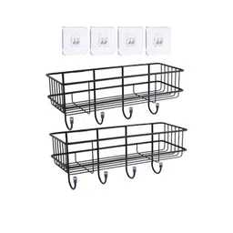 go hooked Wall Mount Self-Adhesive Storage Basket-picture-21