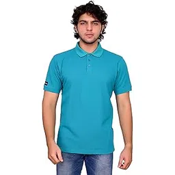 go stretch White Cotton T Shirt for Men & Women| Round Neck | Half Sleeve | Plain | Regular Fit-picture-45