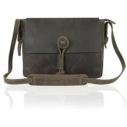 goatter Hunter Leather 9" Inch Crossbody/Sling Messenger Bag For Girls And Womens,(Dark Brown) GTHT-17-picture-55