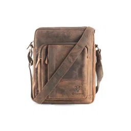 Goatter Men Coffee Brown Messenger Bag-picture-38