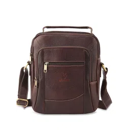 Goatter Textured Men Leather Textured Messenger Bag-picture-14