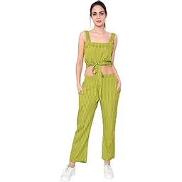 god bless Striped Casual Women's Jump Suit-picture-18