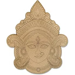 God Durga Devi Face Pre Marked MDF Cutout | Size 10 Inch-picture-26