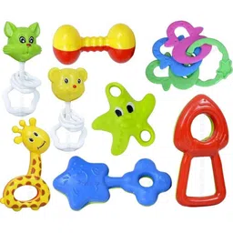 godex Set of 5 Pcs with Various Exciting Toys for New Borns & Infants Rattle-picture-14