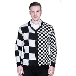 godfrey V Neck Cardigans for Men - Full Sleeve Woolen Sweater for Man Winter Wear-picture-38