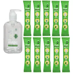 godrej Magic Powder to Liquid Hand Wash 1 Bottal + 10 Refill 9g Hand Wash-picture-10