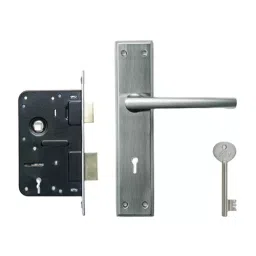 Godrej Matiz 7357 230 mm Stainless Steel Antique Brass Door Handle set with Lock Body 1CK AB-picture-33