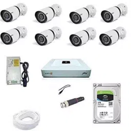 Godrej See Thru 1080P Full HD White CCTV Camera Kit with Hard Disk, Godrej 2 MP 8 BULLET 1 TBHD-picture-31