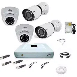 Godrej SeeThru 1080P Full HD White CCTV Camera Kit without Hard Disk, Godrej 2 MP 2 DOME 2 BULLET-picture-32