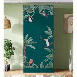 godrej interio Aceline Printed Steel 2 Door Wardrobe In Textured Foliage Green Colour With Locker-picture-21