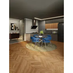 Godrej Interio Astral Silver Tempered Glass 4 Seater Circular Dining Table-picture-13