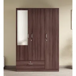 godrej interio Ewa 3 Door Warobe with Mirror in Brown Finish-picture-14
