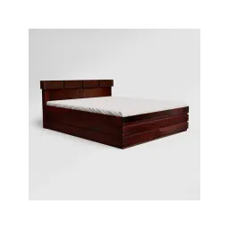 Godrej Interio Grande Brown Rose Wood King Advance Bed-picture-15