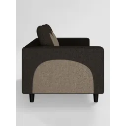 Godrej Interio Pangram Taupe Brown Solid Wood 2 Seater Sofa image 4