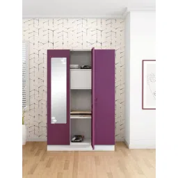 Godrej Interio Slimline 3-Door Steel Almirah, Purple (1-Year Warranty, 1 Locker)-picture-20