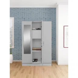 Godrej Interio Slimline 3-Door Steel Almirah, Royal Ivory (1-Year Warranty, 1 Locker)-picture-35