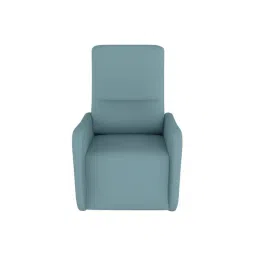 Godrej Interio Tigris Blue Wood 1 Seater Recliner Sofa-picture-19