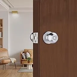 godrej locking solutions and systems Godrej Cylindrical Lock | for Bedroom Doors | Suitable for Left&Right, Inside & Outside Doors| for Residential Doors | Door Thickness 32mm to 45 mm | Stainless Steel Finish | 5 Years Warrenty-picture-16