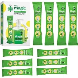 Godrej Magic powder to Liquid handwash 9X10ml Hand Wash Pouch (11 x 8.18 ml)-picture-13