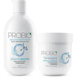 Godrej Professional Probio Keratin Revive Shampoo 250ML & Revive Mask 200GM (Combo)-image-5