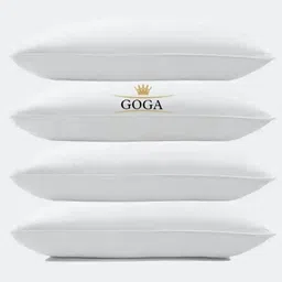 goga LUXURY Cotton Solid Sleeping Pillow Pack of 4-picture-17