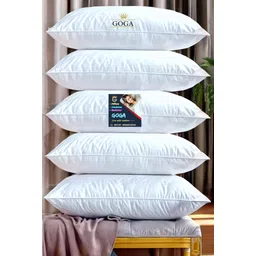 goga LUXURY Cotton Solid Sleeping Pillow Pack of 5-picture-11